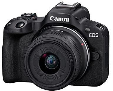 Canon Digital Camera EOS R50 RF-S18-45mm is STM (Black)