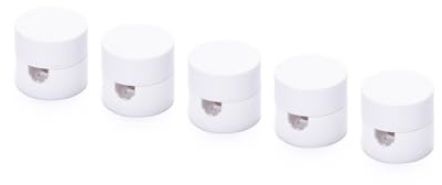 ORION LIGHTSTYLE Pin da parete e soffitto, 5 pezzi, (Ø 19mm) Altezza 18 mm, Fermacavo come fissaggio a soffitto per cavo tessile, Bianco