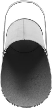 ARTIBETTER Trémie à Cendres En Béton Outil Entonnoir Matériel De Chantier Seau à Cendres Avec Anse Outils De Construction Remplisseur De Sacs De Sable Outils Secondaires Le Fer Silver