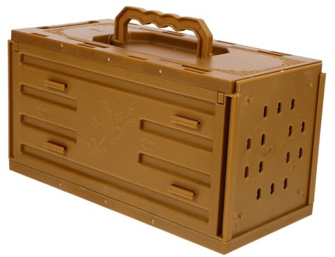 DOITOOL Cage de Transport pour Perruches Robuste et Sécurisée Cage de Voyage Spacieuse pour Oiseaux pour Petits Animaux et Perroquets
