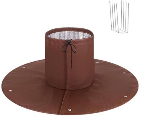 Protezione per Le Radici delle Palme, Coperta Invernale per Radici, 45 cm, Protezione dal per Giardini, aiuole, parchi Giochi, Cortili, Aree da Giardino, Aree Esterne
