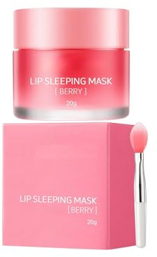 Lip Sleeping Mask Cuidado Nocturno Intensivo Para Labios, Proporciona Hidratación Duradera Y Repara Grietas Secas, Bálsamo Perfecto Para Labios Suaves Y Flexibles