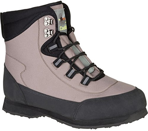 Caddis Men's Ultralite Taupe and Black EcoSmart Grip Sole Wading Shoe, 9