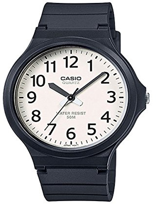 Casio Herren-Armbanduhr Collection Analog Quarz Resin MW-240-7BVEF