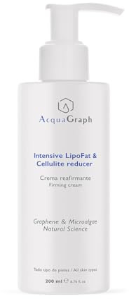 ACQUAGRAPH® Crema anticelulitica Intensive LipoFat, Gel anticelulitico ingredientes y extractos biológicos, propiedades antioxidantes, regenerativas y reafirmantes. Piel más suave y firme. 200ml