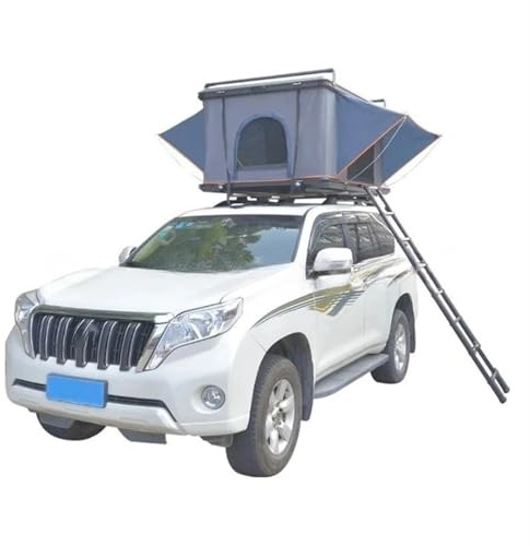 Tienda de Techo for SUV, camioneta, for 2 o 3 Personas, con Tela Impermeable 600D, instalación rápida, colchón y Escalera, Ideal for Acampar en Cualquier estación y Viajes Todoterreno.(DDP TO Door)