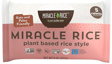 Shirataki Rice 8 oz Pkg by Miracle Noodle