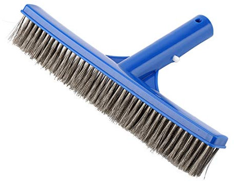 Spazzola in acciaio-10 Pollici Spazzola in Acciaio per Piscina Forniture per la Pulizia della Parete Inferiore per la Sorgente termale dello Stagno