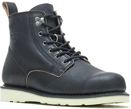 HARLEY-DAVIDSON FOOTWEAR Botas de motocicleta Aldredge Lace para hombre, Negro -, 42.5 EU