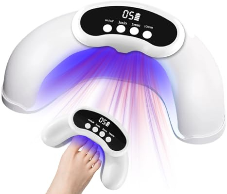 Appareil Traitement Laser Mycose Ongles Sessions RéGlables De 3, 5, 10 Minutes, Traitement Des Orteils Multiples Et Pieds Confortables, 8 PièCes De LumièRe Infrarouge De 905 nm, 22 PièCes 470 nm Bleu