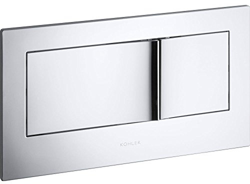 KOHLER K-6298-CP Veil Flush Actuator Plate, Polished Chrome