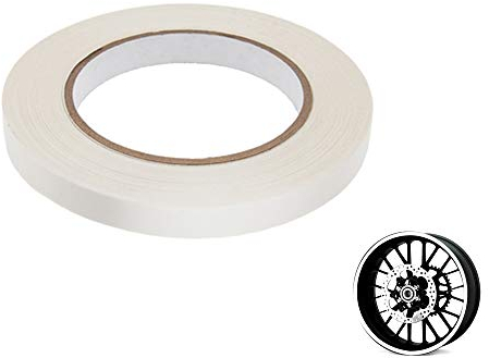 Motorcycle Scooter Moped ATV Quad Bike Car Van White Wheel tyre Alloy Rim Sticker Decal Strip 7mm x 600cm for All Rims