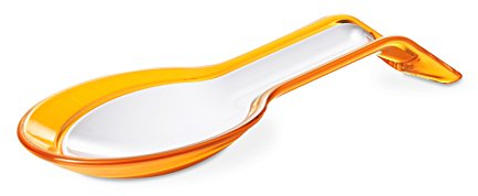 Omada Design Poggiamestolo Scomponibile, Made in Italy, Lavabile in Lavastoviglie, Linea Trendy, Colore Giallo/Bianco