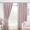 Sundour Eclipse Blackout Pencil Pleat Curtains Rose Pink 90x54 Fully Lined Curtain Pair