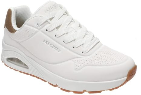 Skechers Herren UNO-Suited On Air Sneakers, Weiss/opulenter Garten, 46 EU