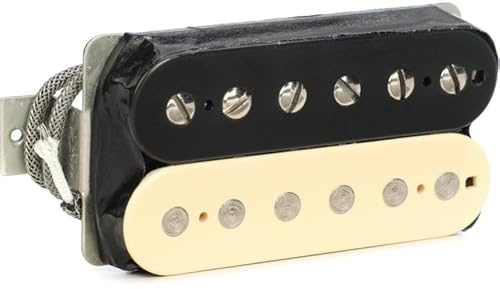 DiMarzio DP 308BZ PAF®57 Neck Black/Relic White Humbucker per chitarra elettrica | si adatta bene ad alto guadagno bji | nero/bianco relic