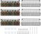 Xaztr 6 Pack Black Metal Spice Rack Wall Mounted, Metal Hanging Spice Rack Wire Basket Srotage Organizer Shelf for Kitchen Seasoning Bottles, Canned Food, Spices Jars