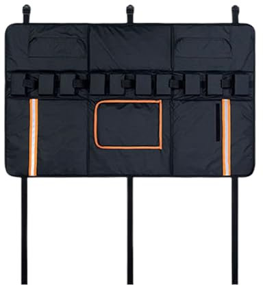 Fahrradhalter für LKW -Bett, Heckklappenzykluskissen, Outdoor Cycle Carrier Matte mit reflektierenden Streifen, Tragbares Tail -Gate -Transportzubehör für Familie, Männer, Ehemann