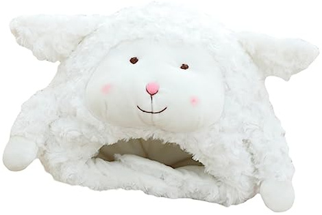 Healvian 1 Pièce Chapeau de Mouton Adorable pour Garçon Fille Accessoire de Déguisement pour Photos et Fêtes Hiver