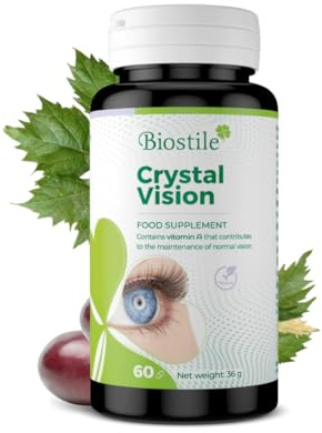 Biostile Crystal Vision – Migliora la vista con vitamine ed estratto di semi d'uva