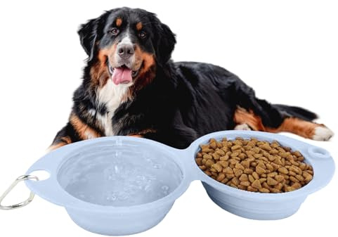 Cuencos de agua Portátiles para Perro | Cuenco para Comida Y Agua | Cuenco Plegable para Viajes Salidas Senderismo Camping Parque Paseos Diarios
