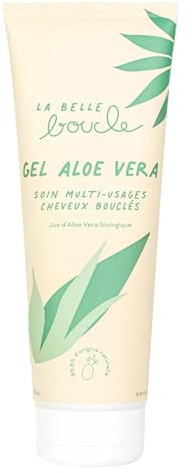 La Belle Boucle - Gel Aloe Vera Bio Cheveux Bouclés, Frisés & Crépus - Soin Coiffant Multi-Usages 250ml - Hydratant, Définition & Anti-Frisottis - 91,5% Aloe Vera, Vegan