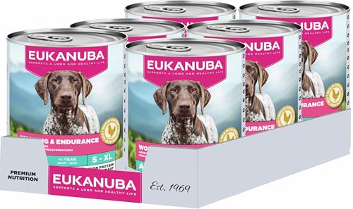 EUKANUBA Special Care, våtfoder för vuxna hundar, arbete och uthållighet 6 x 400 g