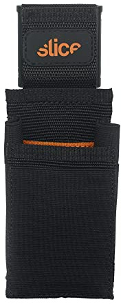 Slice 10516 Tool Holster, Holds Various Tools, Removable Belt Clib, Sturdy and Flexible Pockets, 5 Pockets, Various Sizes, Heavy Duty Industrial Use
