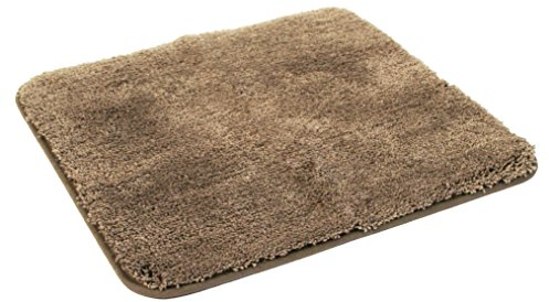 Kinzler J-10003/52 braun Badematte, Mikrofaser, 50x55 cm ohne Ausschnitt