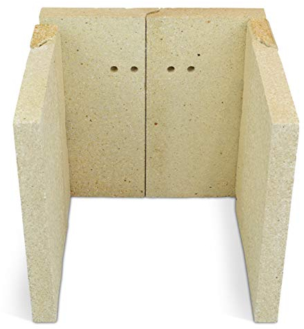 Feuerraumauskleidung A für Wamsler Nova Kaminöfen - Schamotte - 6-teilig