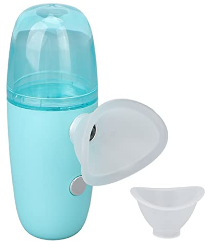 01 02 015 Vaporizadores faciales, Mini nebulizador Ocular portátil para aliviar la Fatiga Ocular con Boquilla para el hogar y la Oficina Azul