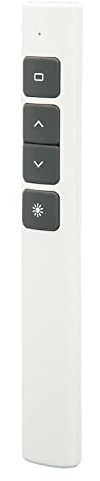 Bewinner Telecomando per Presentatore Wireless, Clicker per Presentazione Wireless da 2,4 GHz, Controllo 109yd Puntatore per Clic per Presentazione Alimentato a Batteria per L'insegnamento