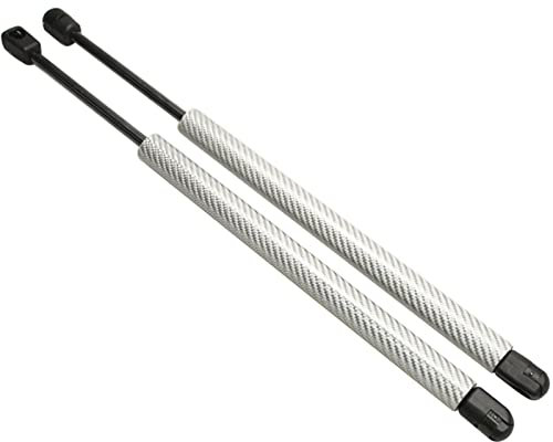 DZSQHDSAF Compatible para Suzuki para Vitara para Escudo 2015-2020 Puntales Traseros Portón Varilla Apoyo Amortiguadores 492mm Muelle neumático(Plata)