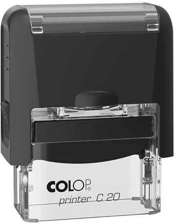 Mister Timbri Timbro 38x14 mm Rettangolare Autoinchiostrante Nero Personalizzabile - 3 Righe di Testo, Ecologico e Ideale per Dati Aziendali o Firma