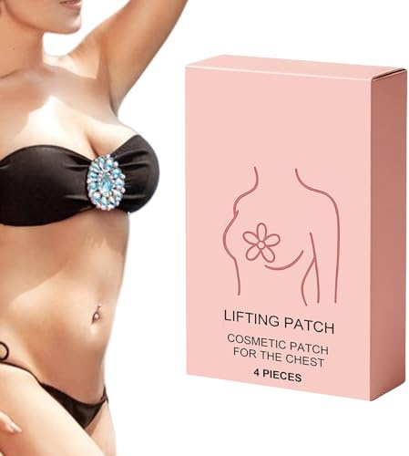 Bröstförstärkande Plåster Andningsbara Förbättringsplattor 4-Pack | Plåster För Fasthet Och Lyft Vårtförstoring BH Bikini Badkläder Baddräkter Träning Vårtförstoring BH Bikini Badkläder