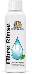 UNICORN FIBRE RINSE. Anti-Static Conditioning for Wool, Knits, Cloth Diapers, Baby Clothing, Yarn, Cashmere, Cotton, Hemp, Heirlooms, and Synthetic Fabrics. Lavender Scented. 4 oz