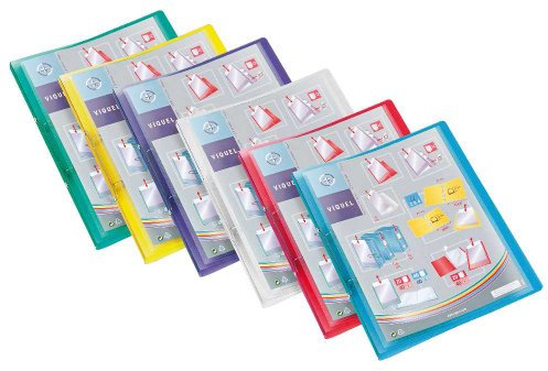 Präsentationsringbuch PROPYGLASS® Viquel, DIN A4, PP, 2-Rund-Ring-Mechanik 15 mm Füllhöhe, mit Einstecktasche - 1 Stück