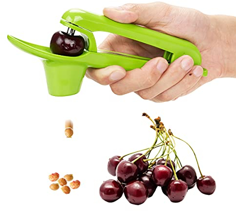 Locisne Entkerner für Kirschentkerner, Entkerner für Olivenentkerner, Grün