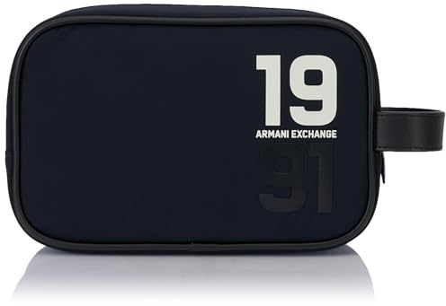 Armani Exchange Men's Ninety-one, front logo Beauty Black,One size