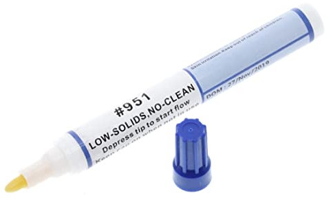 Pluma fundente de resina para soldar 951, de bajo contenido en sólidos, no limpia, 10 ml, para reparación de soldadura de bricolaje, electrónica, alambre de tabulación, pluma de resina para soldar, Pl