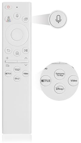for Samsung Frame TV Remote Replacement, Compatible with 2015-2026 Samsung Frame Remote, Voice Function. for Crystal QLED QLED 4K 8K. Bn59-01391A(No Solar).
