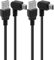 Times Mark 10FT Right Angle USB A to Mini B Cable – 90° Angled 3.5M Heavy Duty Sync & Charge Cord for Dash Cams, GPS, GoPro, Digital Cameras & More（2pcs）