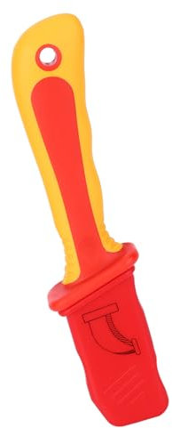 Insulation Electrician Knife Magnetic Strip Cable Cutter IEC60900 Certified 1000V Plugin & Durable Electrician Tool Red