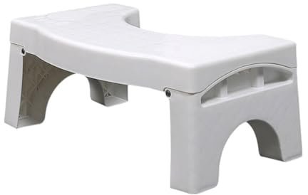 Zambuph Sgabello per toilette domestica per unisex - Materiali sani Convenienza Forza gravitazionale Sicuro Comodo da trasportare