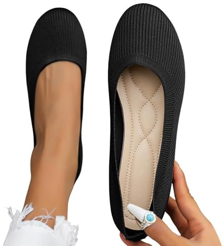 Ballerines Femme Petit Talon, Ballerine Femme Confortable Confort Chic Chaussures Pieds Larges Plates Chausson De Danse Compensées Chaussure Souples Pantoufle