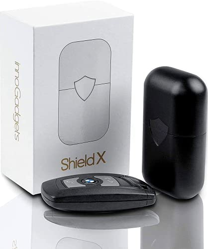 innoGadgets® Keyless Go Schutz für Autoschlüssel | TÜV geprüfter Car Key Signal Blocker aus eloxiertem Aluminium | RFID Box mit elegantem Design | Für alle RFID Autoschlüssel geeignet