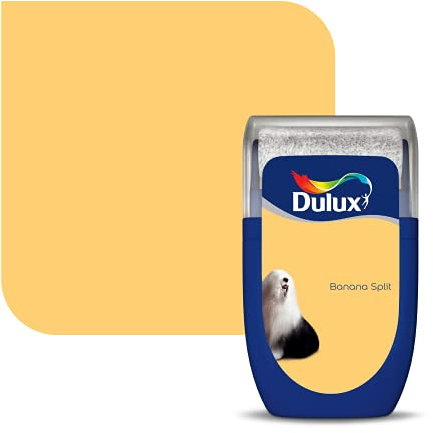 Dulux Walls & Ceilings Tester Paint, Banana Split, 30 ml