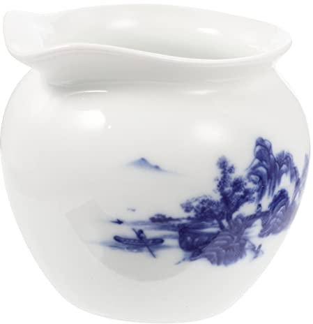 MAGICLULU Ceramic Sauce Pot Small Tea Pitcher Ceramic Milk Pitcher Porcelain Cream Pitcher Ceramic Creamers Ceramic Sauce Jug Sauce Dispenser Blue and White Porcelain Ceramics Seasoning