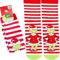 A+ Prime The Grinch Gemütliche Socken, Rot und weiß, Herren 43-47