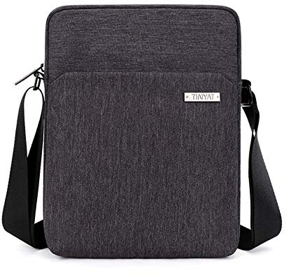FANDARE Ultralätt axelväska herr axelväska herrväska multiväska messengerväskor arbetsväska kurirväska crossbody bag hängande väska resväska fritid arbete kontor budbärare väska, GRÅ, L
